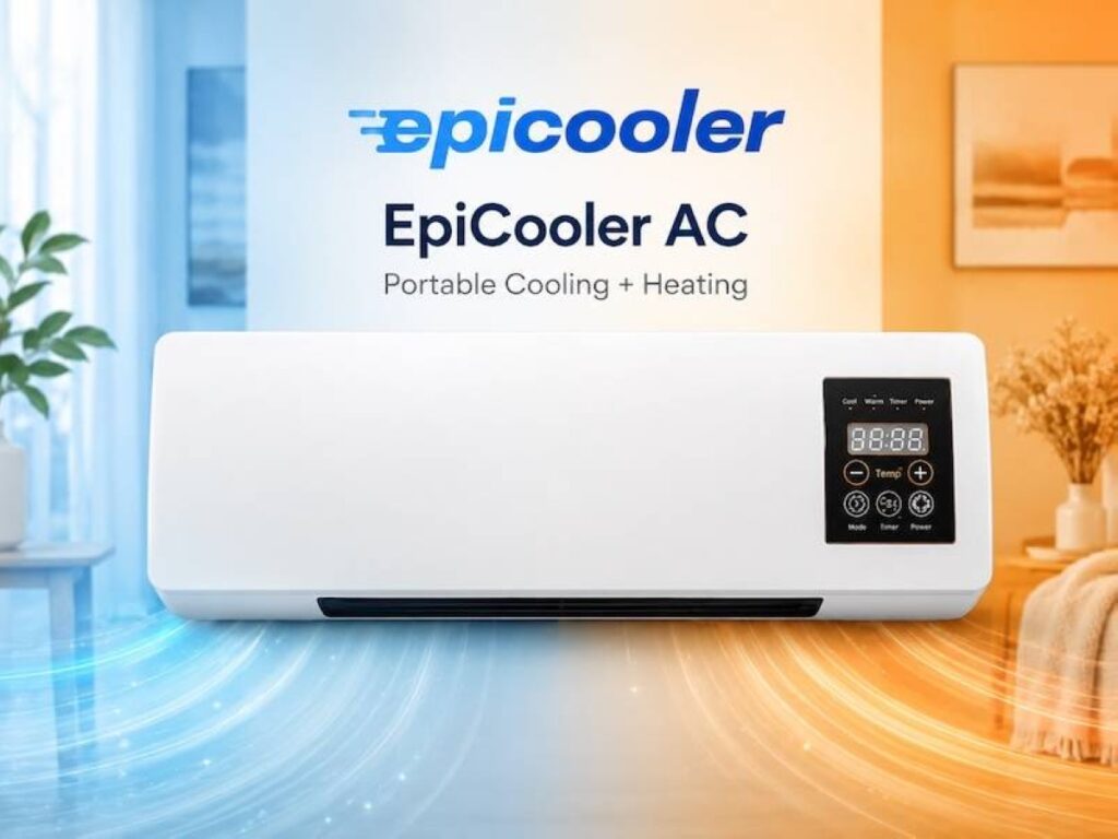 EpiCooler AC portable cooling and heating unit for year-round comfort